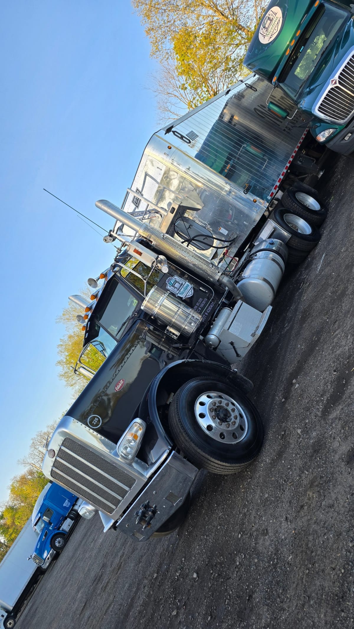Peterbilt, full-size fleet work by Jarets Detailing, Manchester